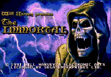 Immortal, The (USA, Europe) screen shot title